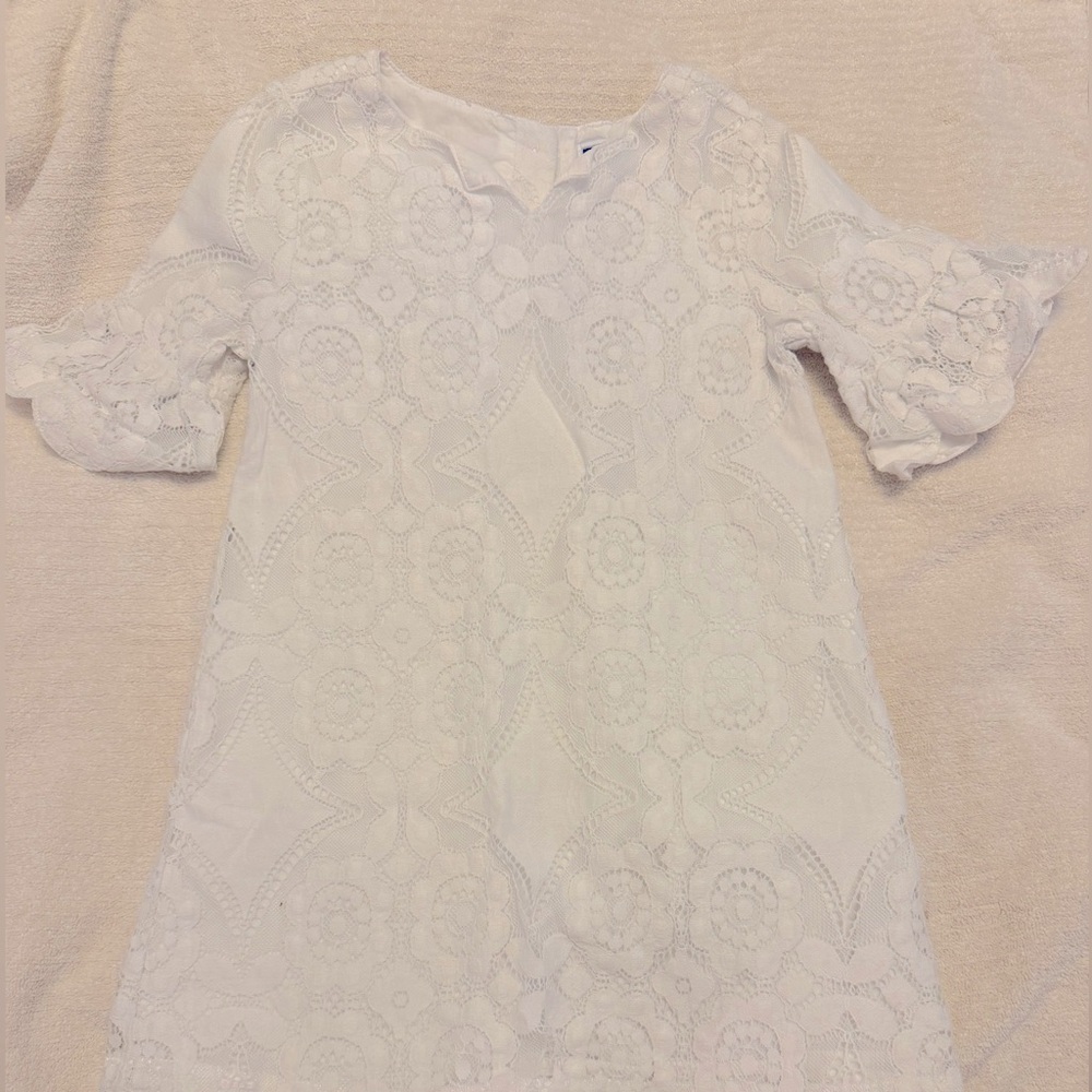Janie and Jack White Lace Dress